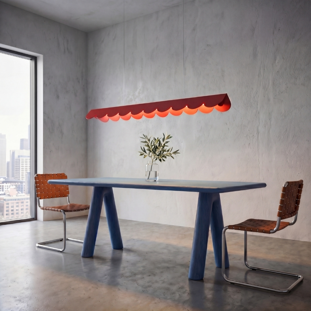 Lampa wisząca BISCUIT 100 czerwona LED 4000K - 30296