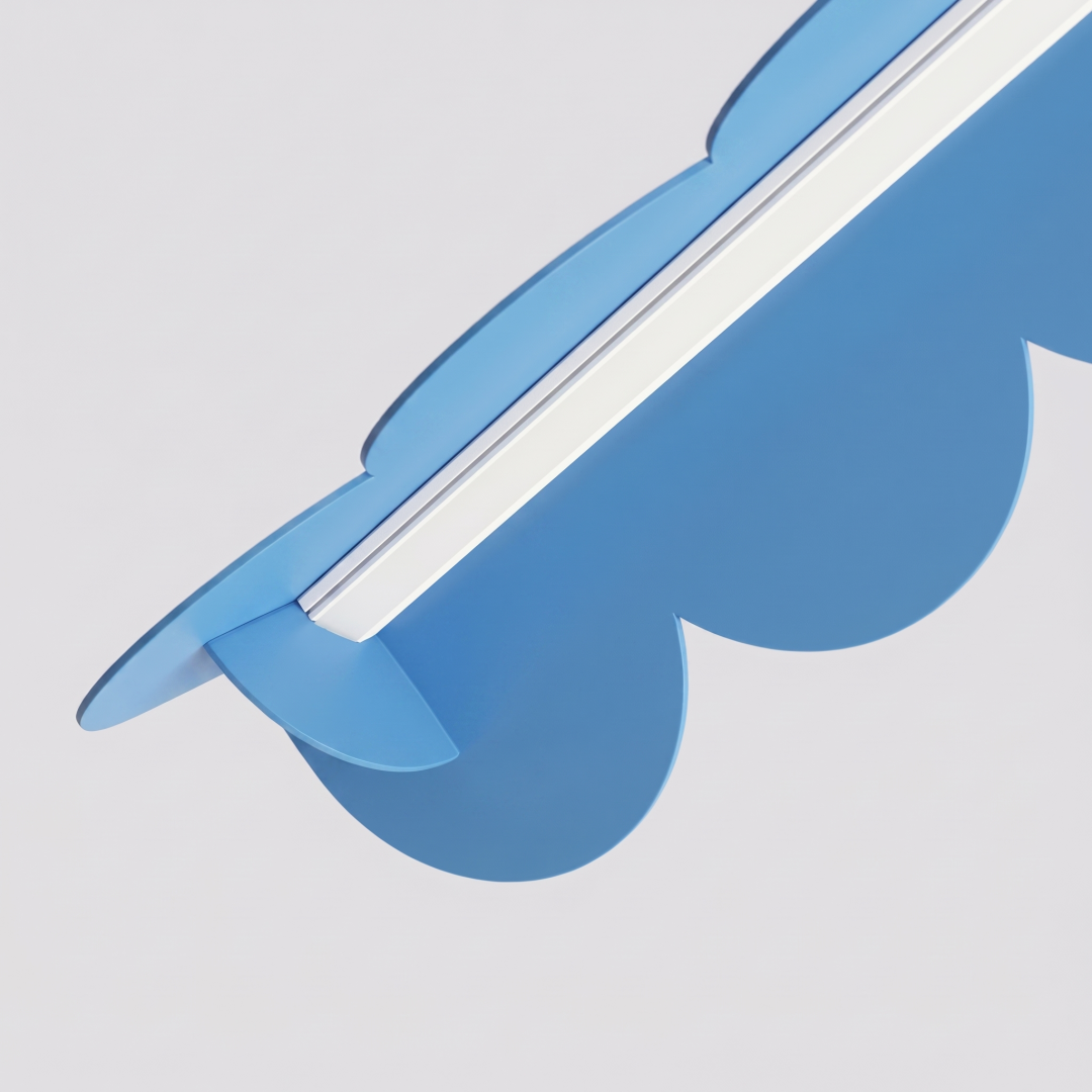 Lampa wisząca BISCUIT 100 błękitna LED 4000K - 30318