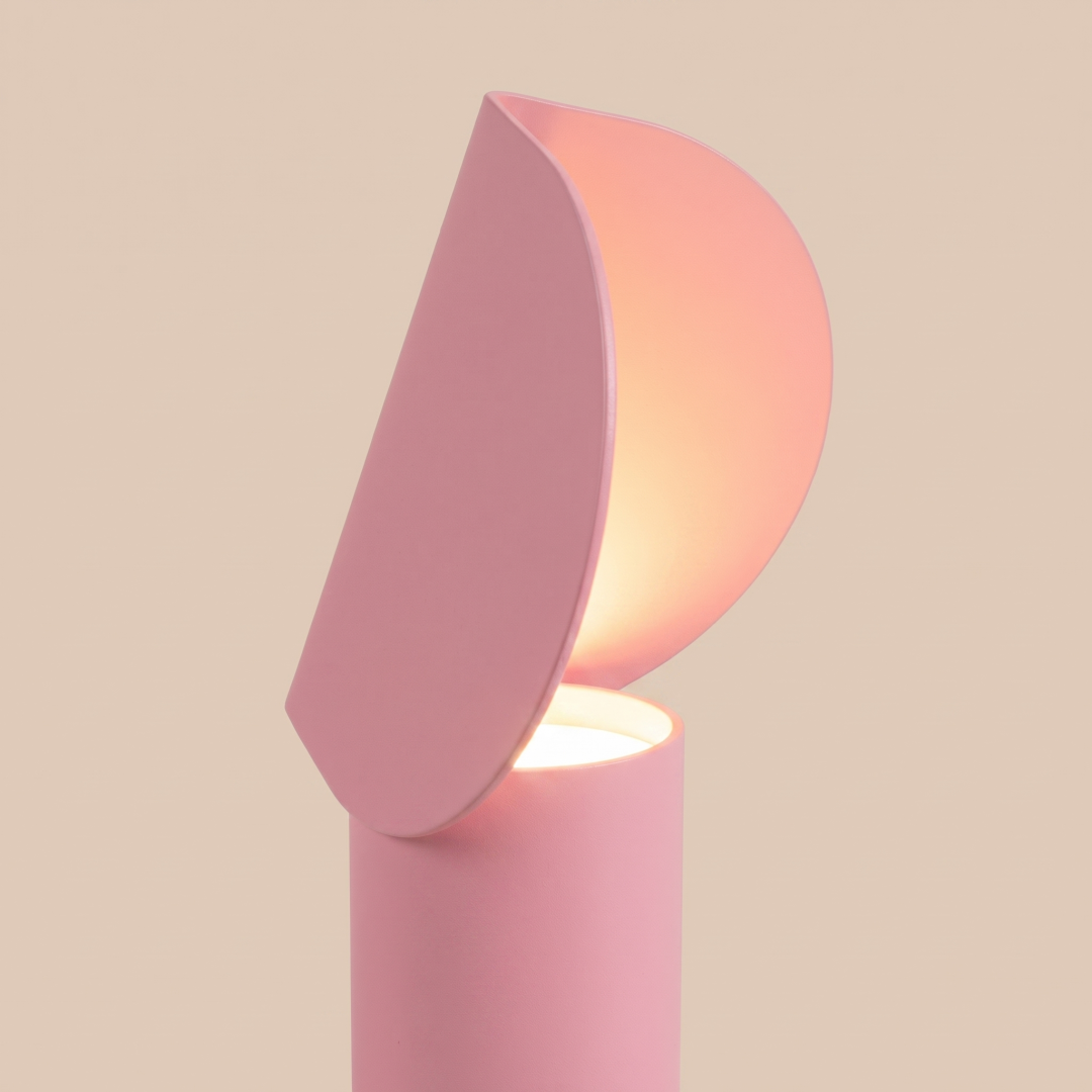 Lampa biurkowa BISCUIT różowa LED 3000K - 30327