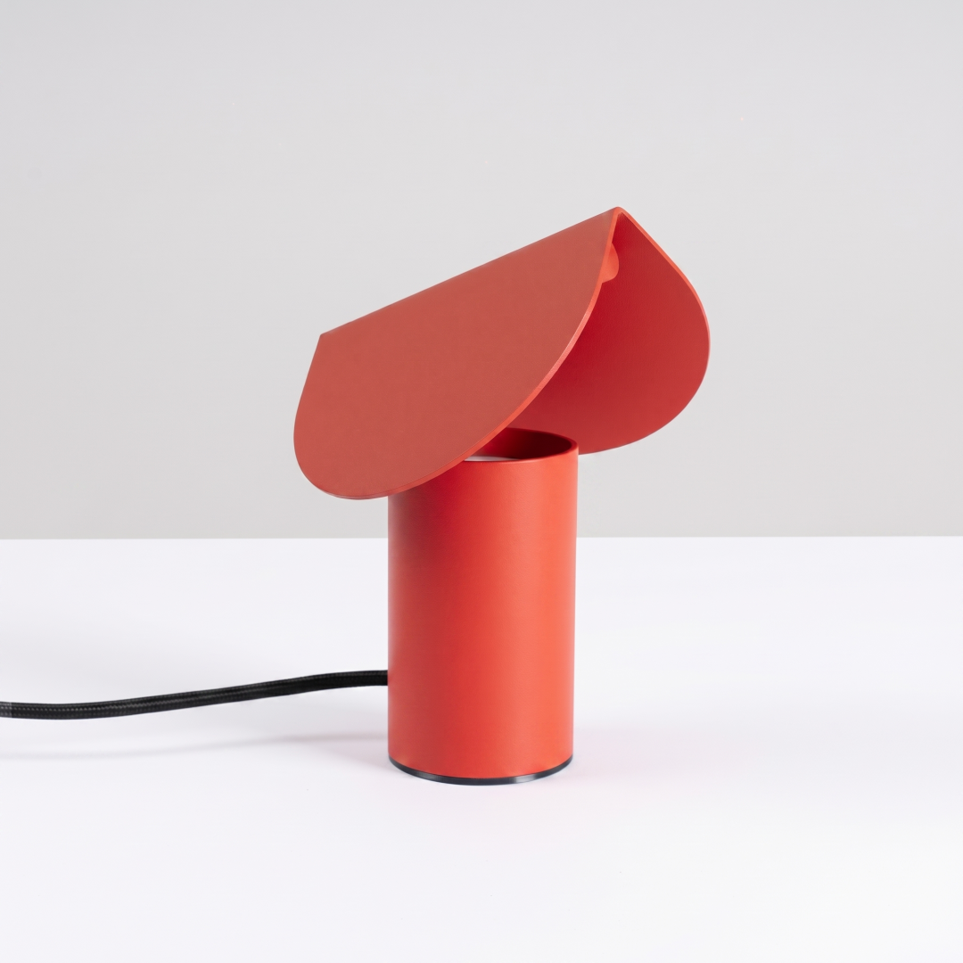 Lampa biurkowa BISCUIT czerwona LED 3000K - 30357