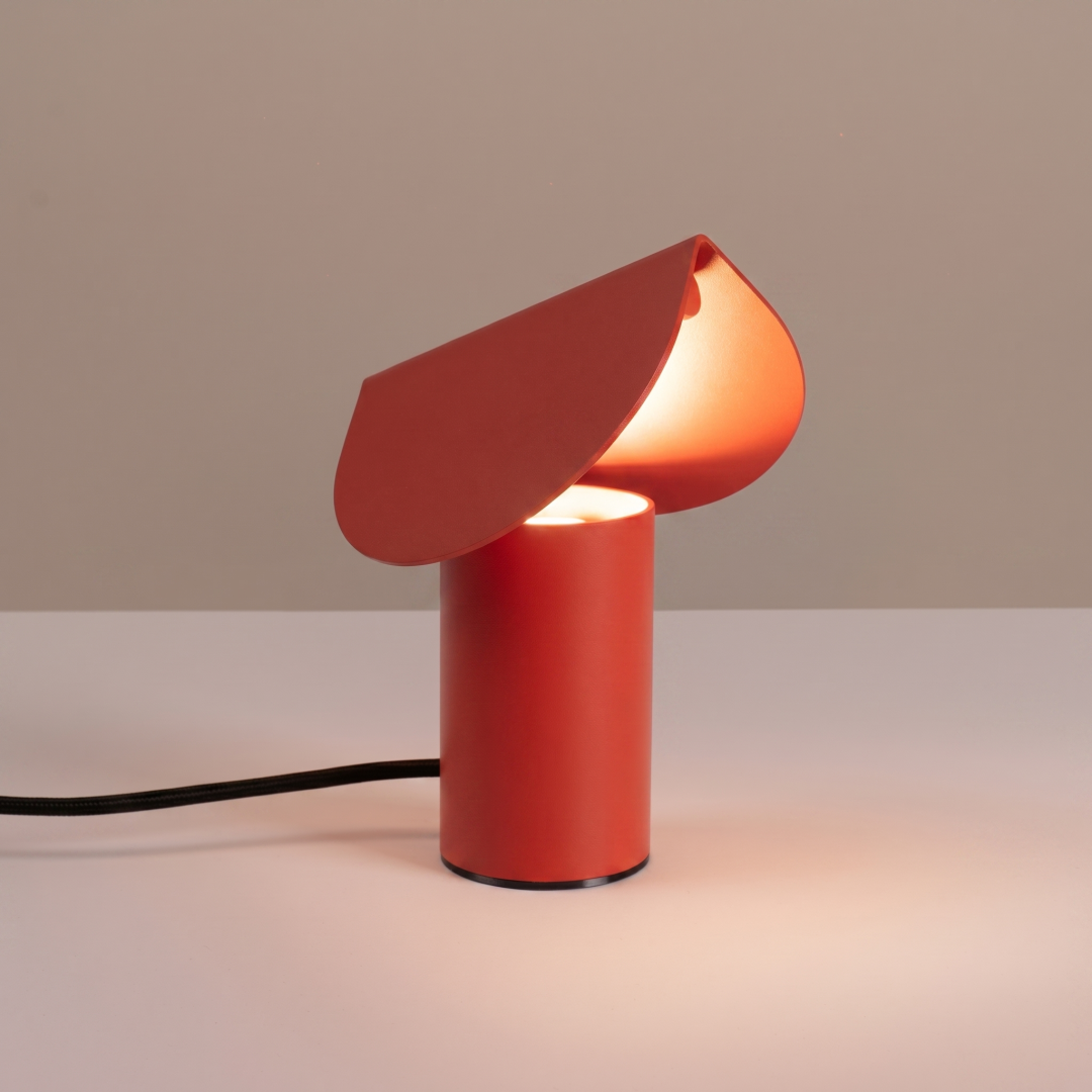 Lampa biurkowa BISCUIT czerwona LED 3000K - 30358