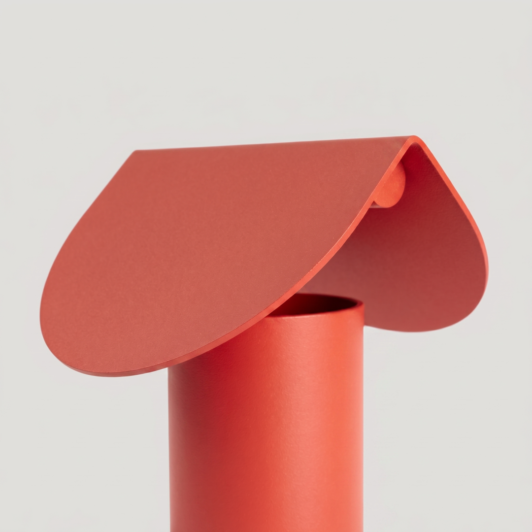 Lampa biurkowa BISCUIT czerwona LED 3000K - 30359