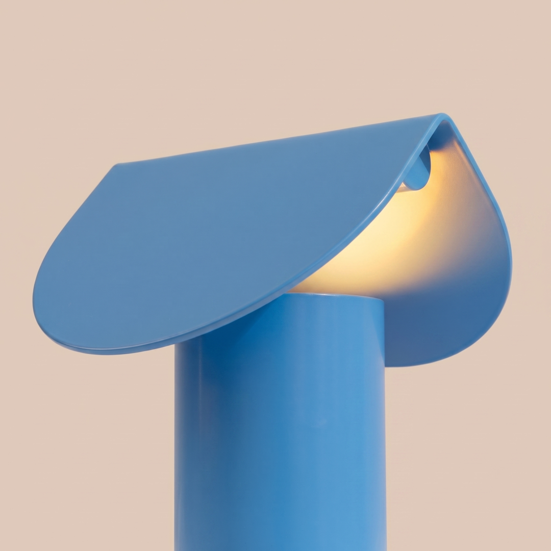 Lampa biurkowa BISCUIT błękitna LED 3000K - 30383