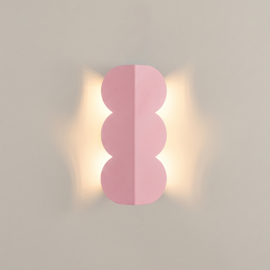 Kinkiet BISCUIT różowy - 30439