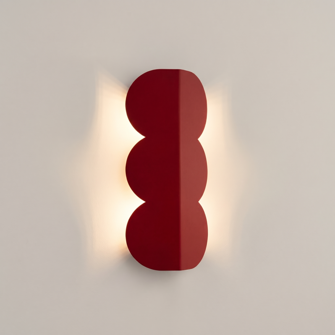 Kinkiet BISCUIT czerwony - 30468