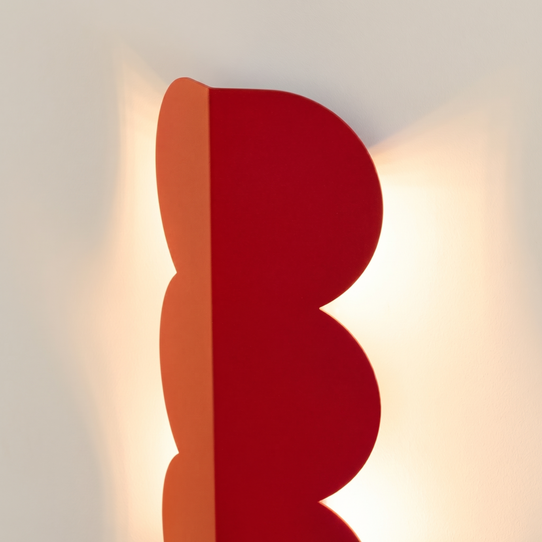 Kinkiet BISCUIT czerwony - 30469