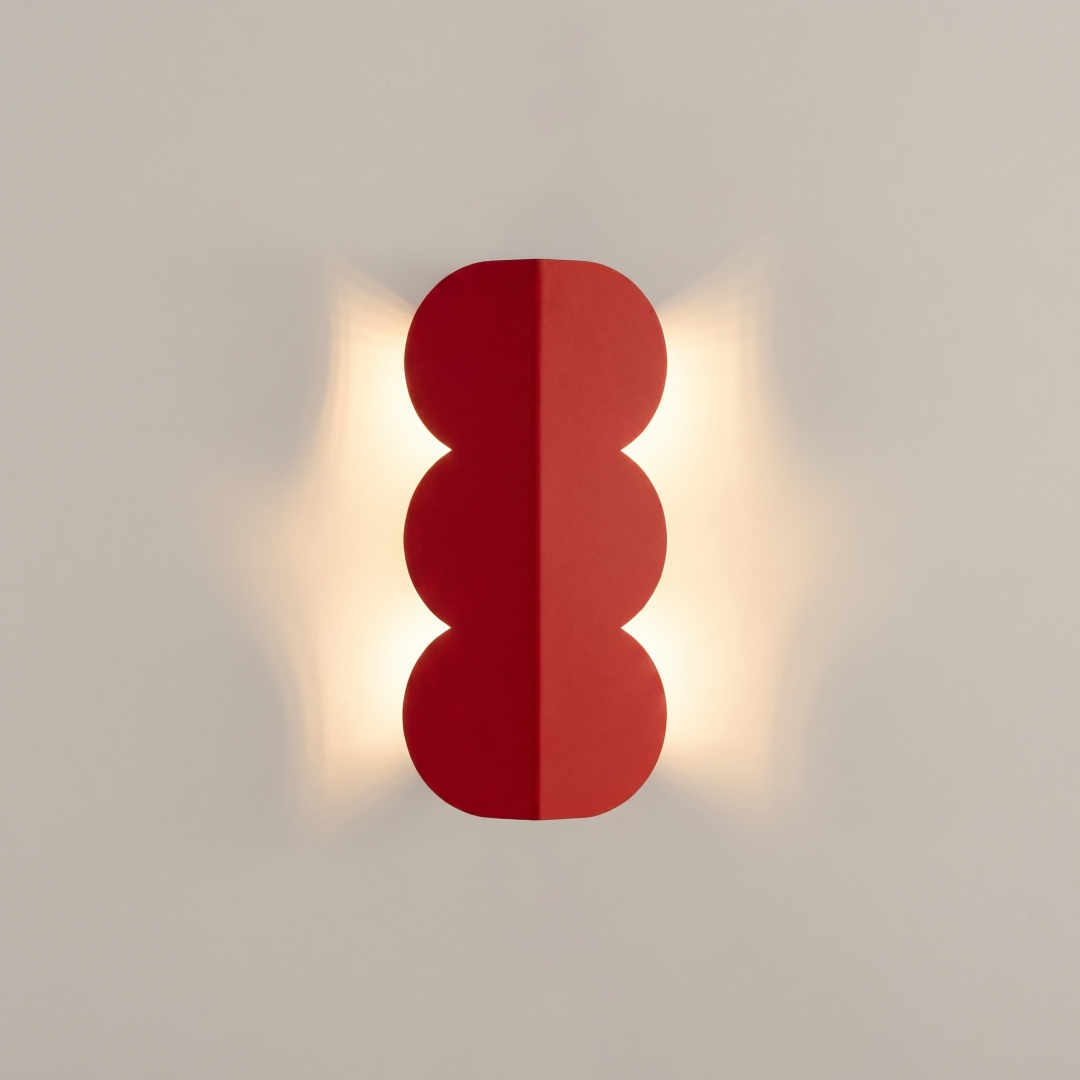 Kinkiet BISCUIT czerwony - 30472