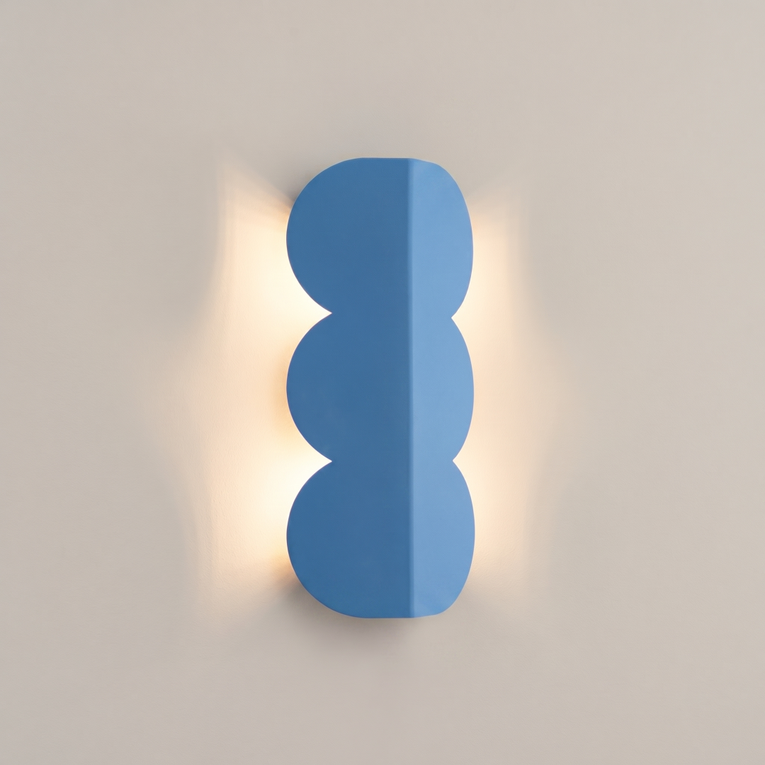 Kinkiet BISCUIT błękitny - 30490