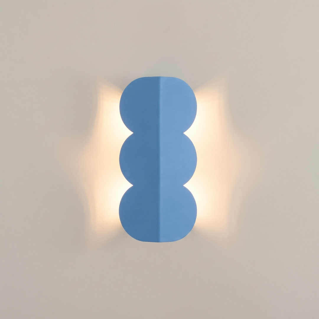 Kinkiet BISCUIT błękitny - 30494