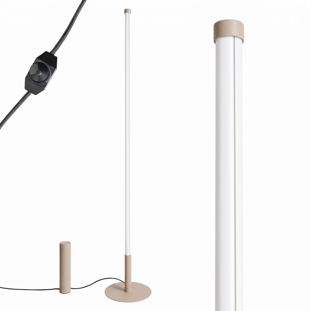 Lampa podłogowa TRANG taupe 3000K - 30535