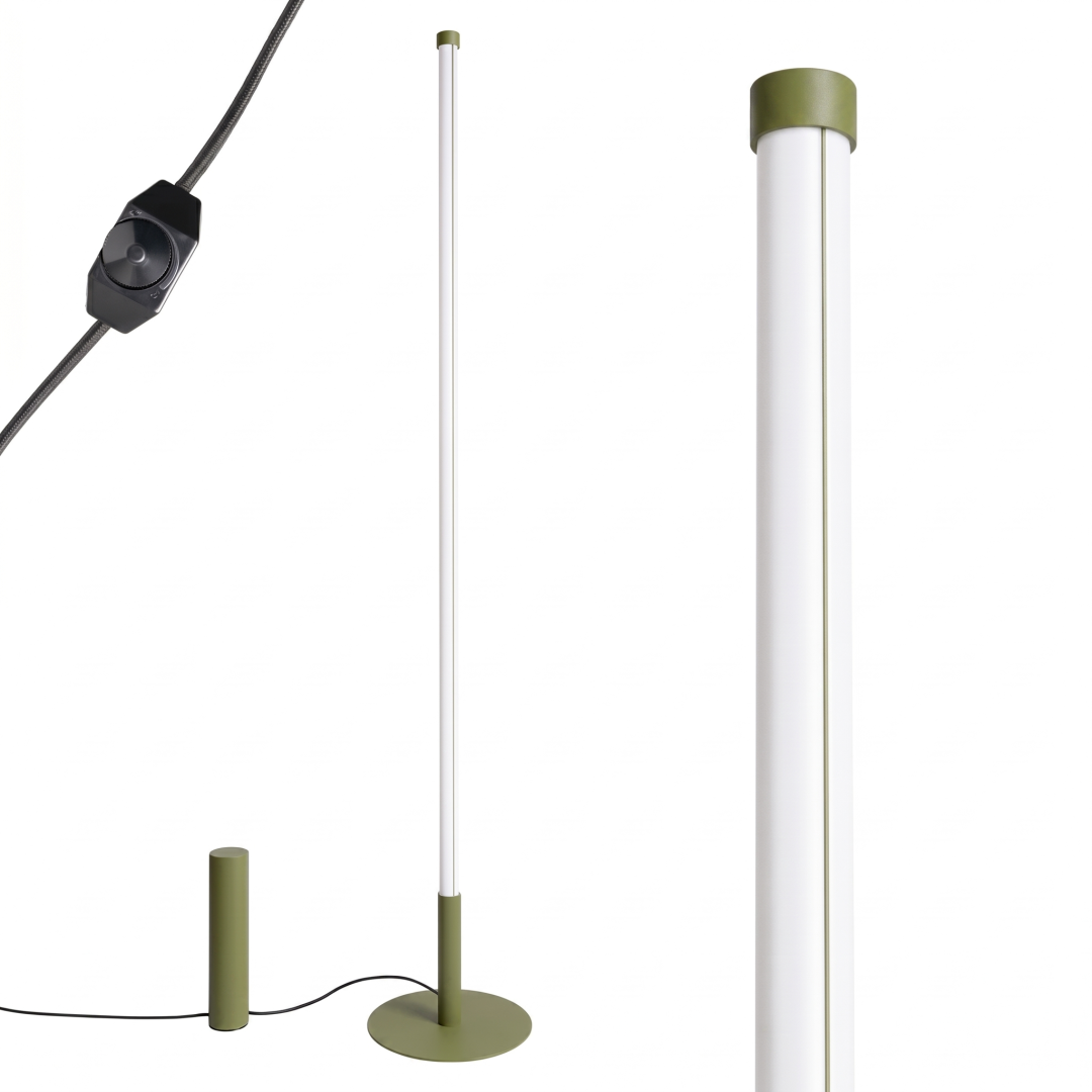 Lampa podłogowa TRANG zielona oliwka 3000K - 30553