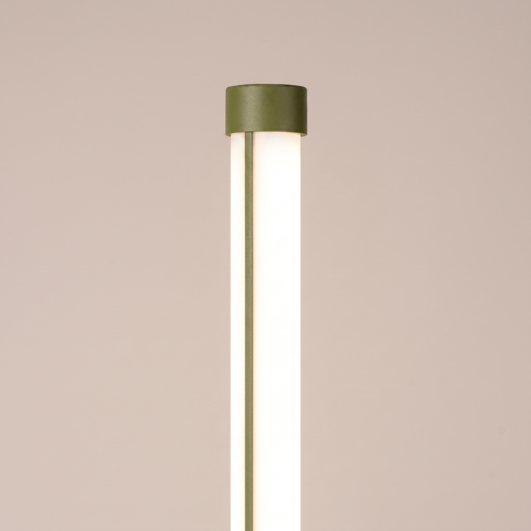 Lampa podłogowa TRANG zielona oliwka 3000K - 30556