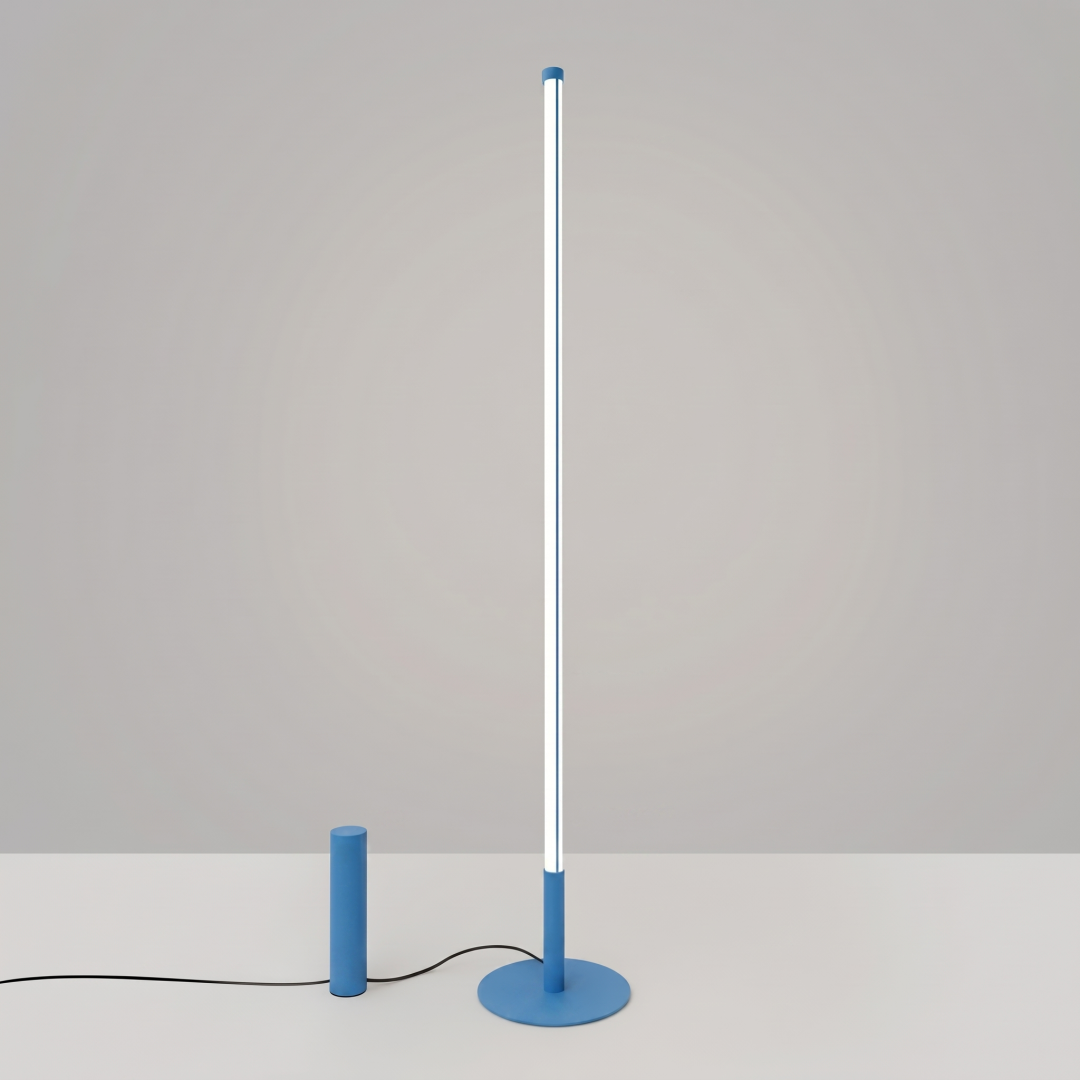 Lampa podłogowa TRANG błękitna 4000K - 30591