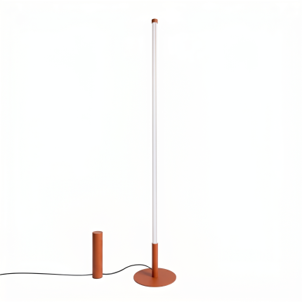 Lampa podłogowa TRANG ochra czerwona 4000K