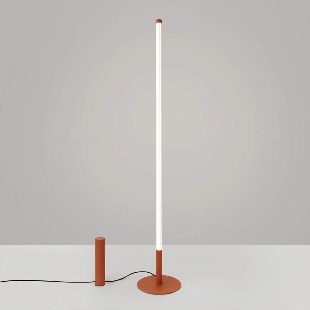 Lampa podłogowa TRANG ochra czerwona 4000K - 30644