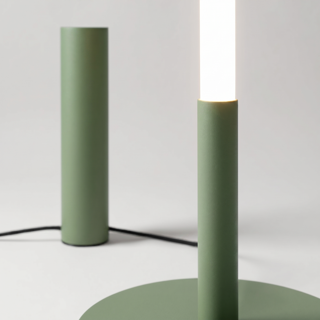 Lampa podłogowa TRANG szałwiowa 4000K - 30663