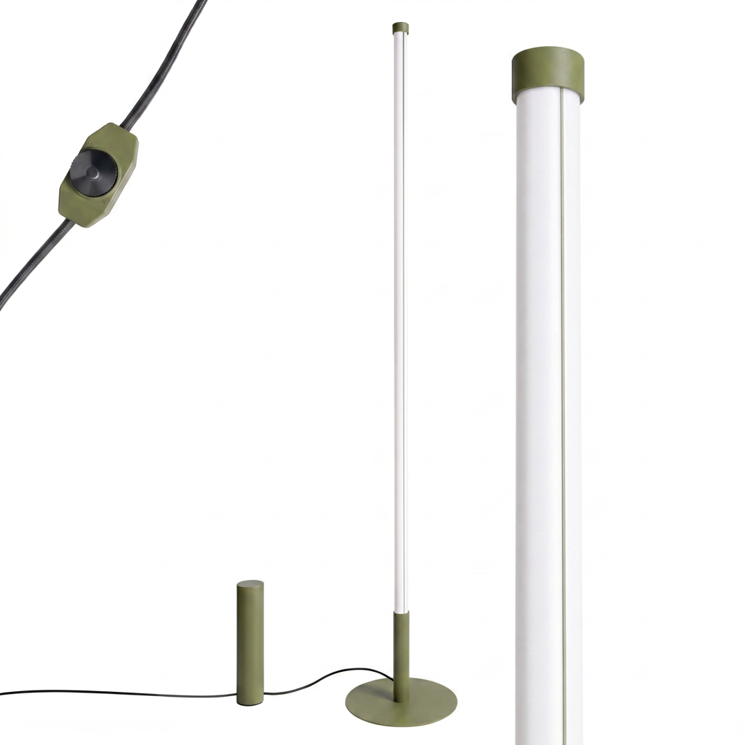 Lampa podłogowa TRANG zielona oliwka 4000K - 30685