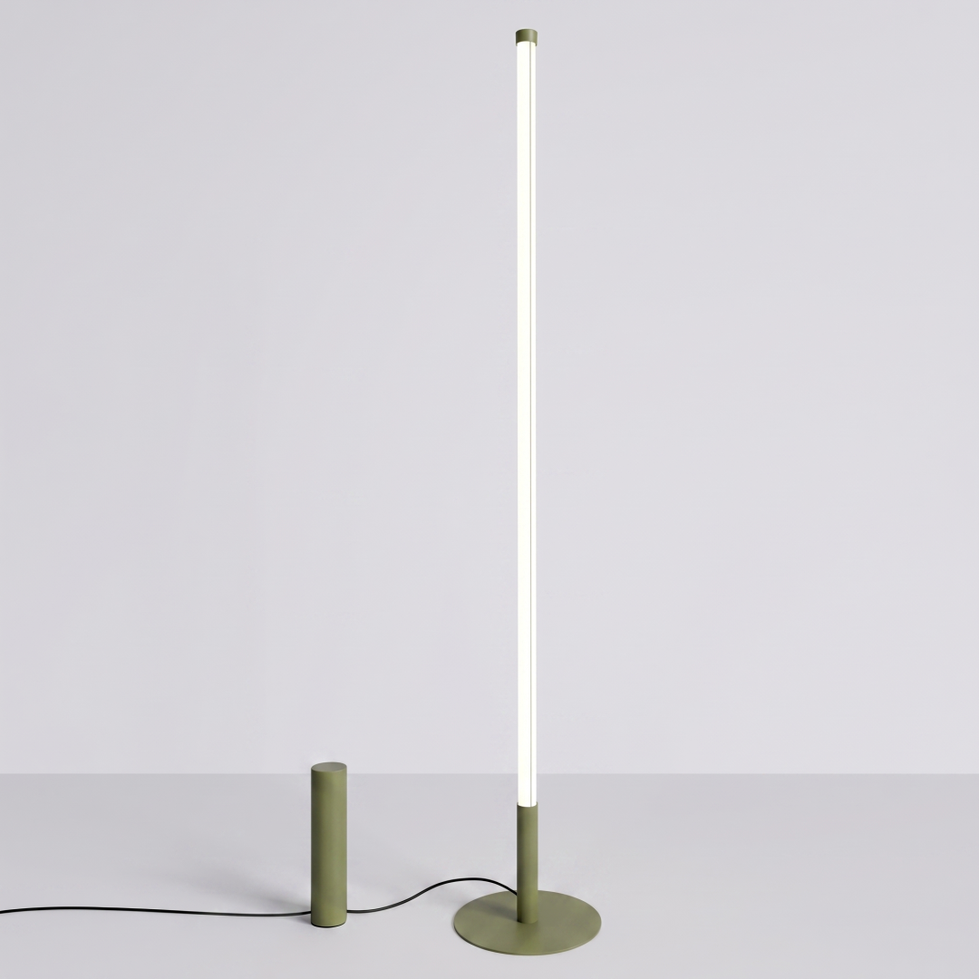 Lampa podłogowa TRANG zielona oliwka 4000K - 30686