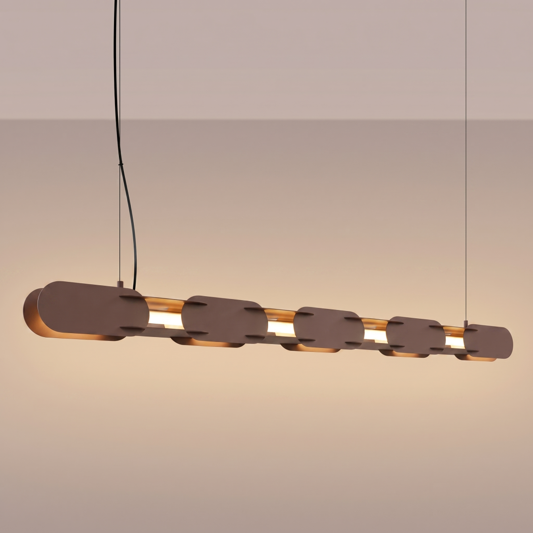 Lampa wisząca CHAIN 158 brązowa LED 3000K - 30704