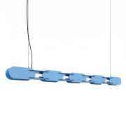 Lampa wisząca CHAIN 158 błękitna LED 3000K