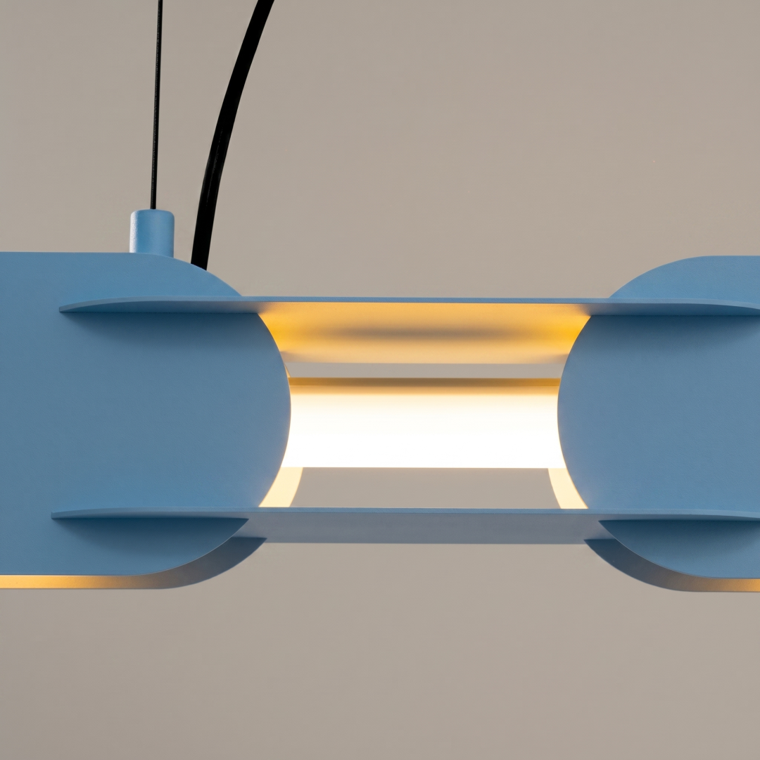 Lampa wisząca CHAIN 158 błękitna LED 3000K - 30719