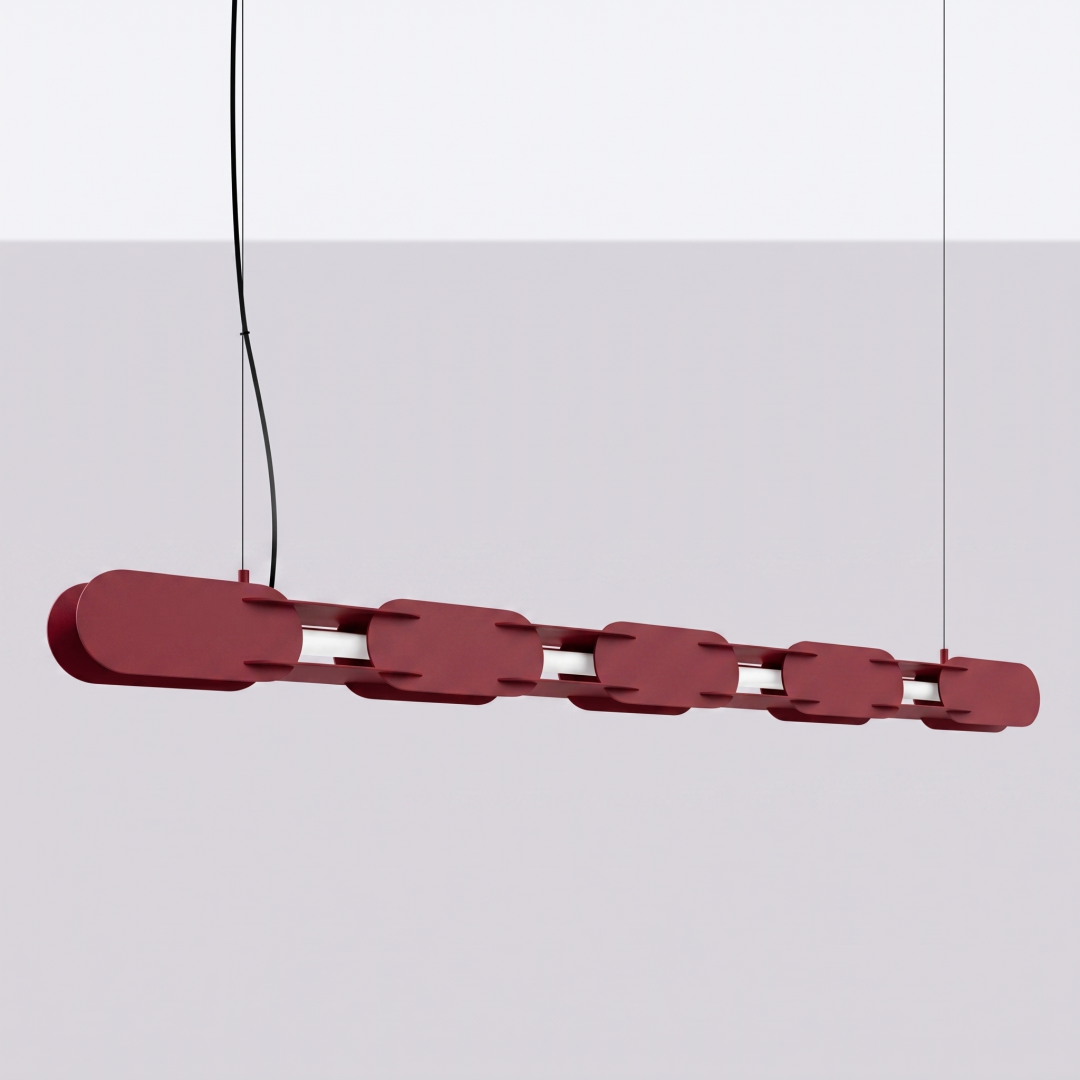 Lampa wisząca CHAIN 158 burgund LED 3000K - 30730