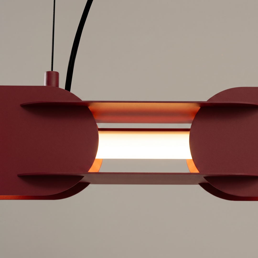 Lampa wisząca CHAIN 158 burgund LED 3000K - 30732