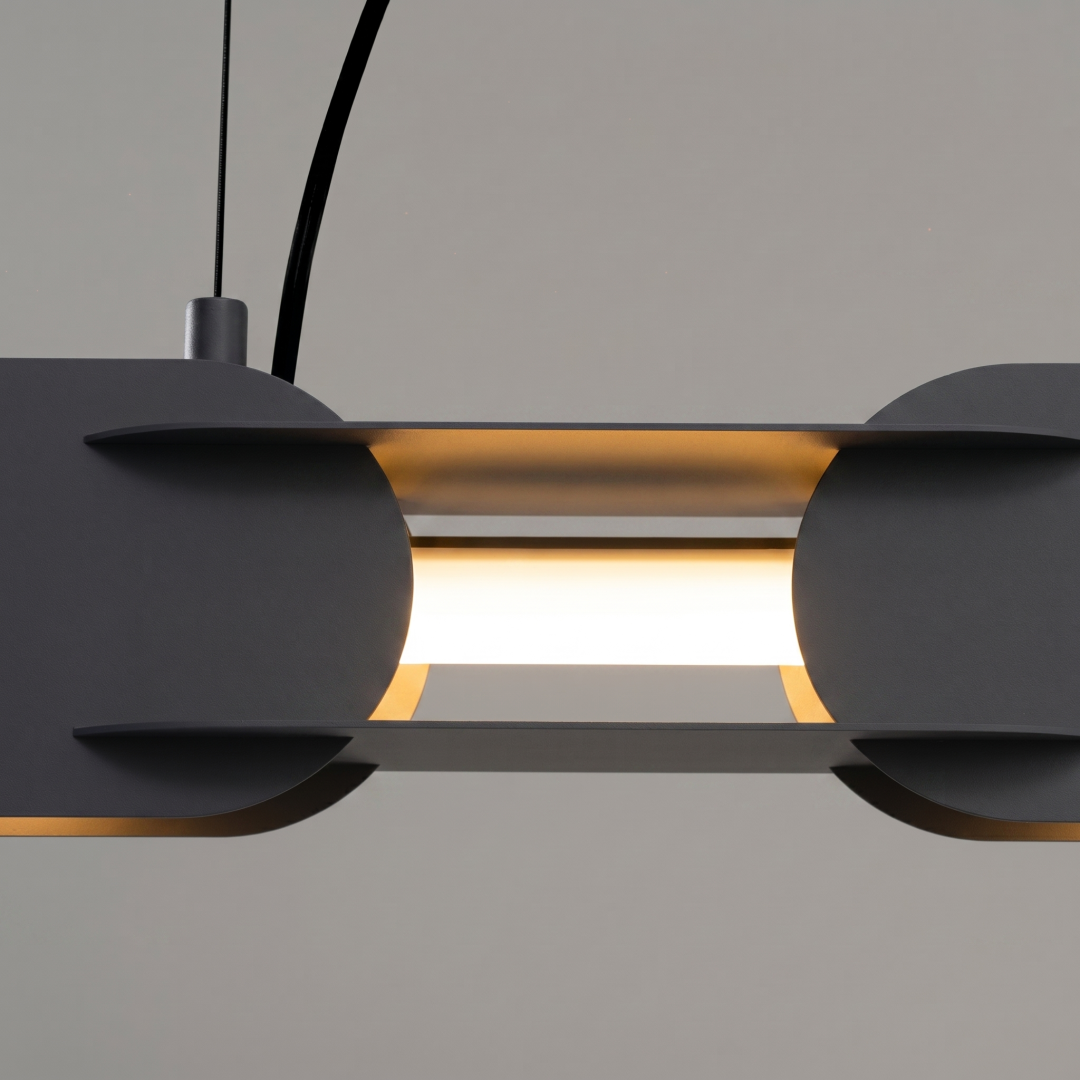 Lampa wisząca CHAIN 158 czarna LED 3000K - 30739