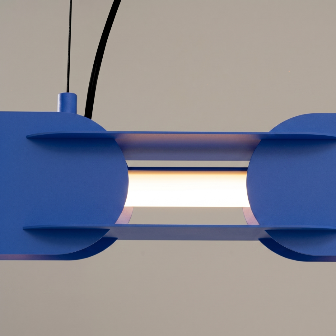 Lampa wisząca CHAIN 158 ultramaryna LED 3000K - 30788