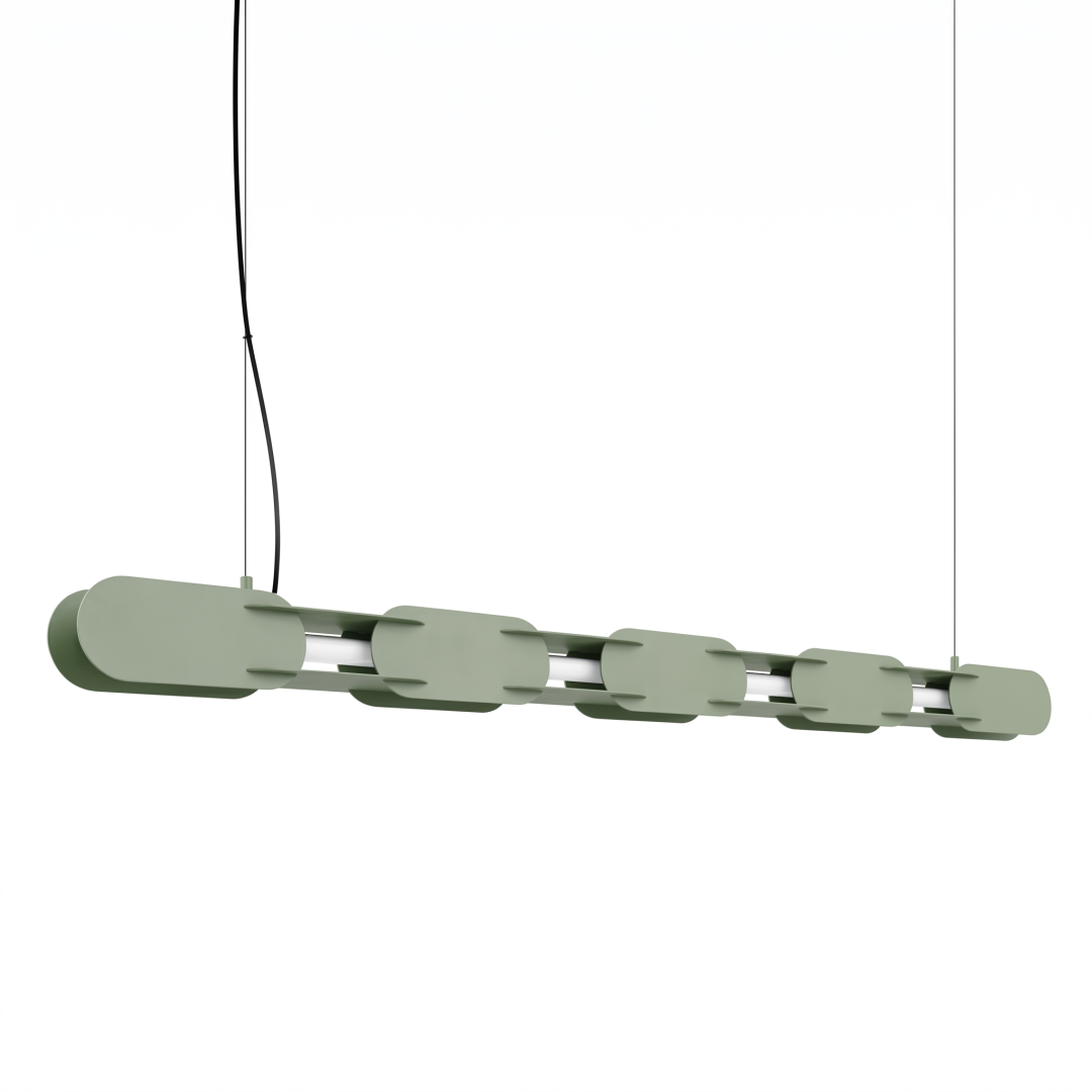 Lampa wisząca CHAIN 158 zielona oliwka LED 3000K - 30792