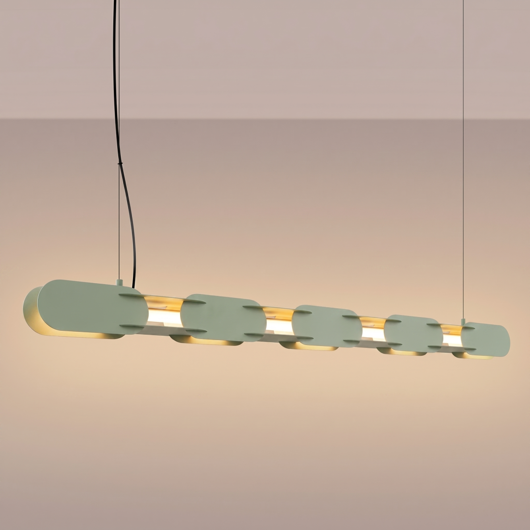 Lampa wisząca CHAIN 158 zielona oliwka LED 3000K - 30794