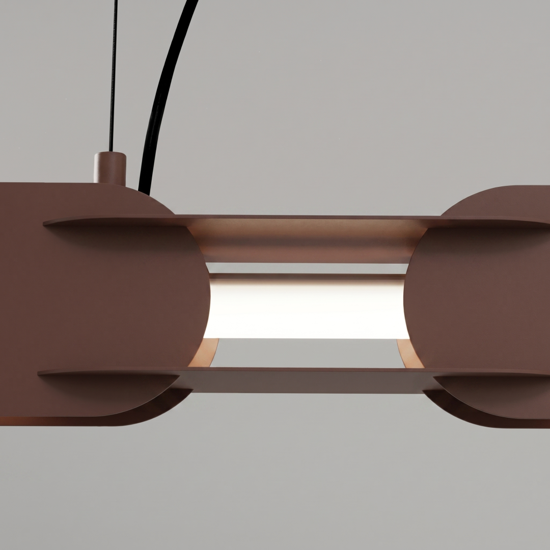 Lampa wisząca CHAIN 158 brązowa LED 4000K - 30809