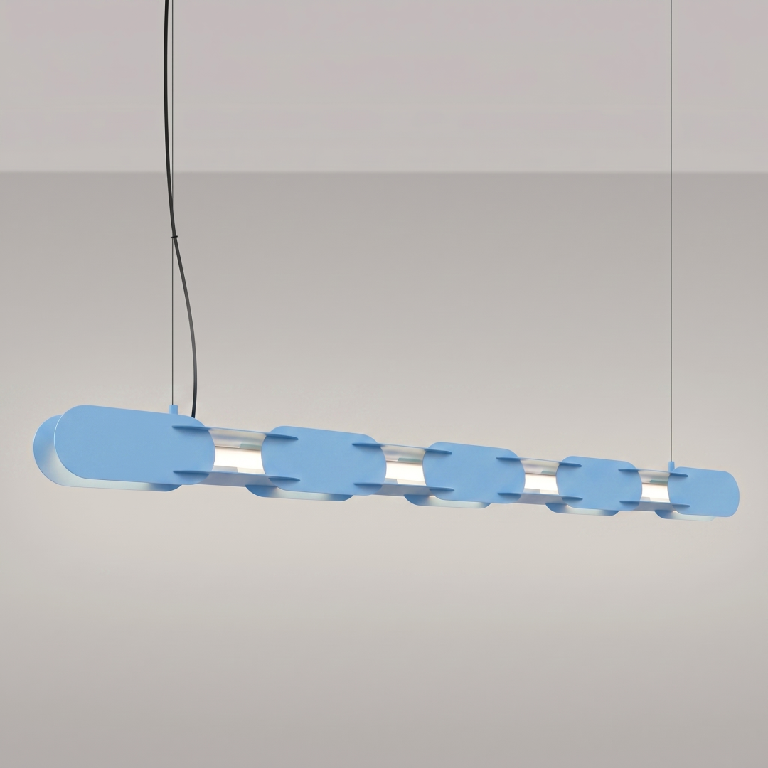 Lampa wisząca CHAIN 158 błękitna LED 4000K - 30822