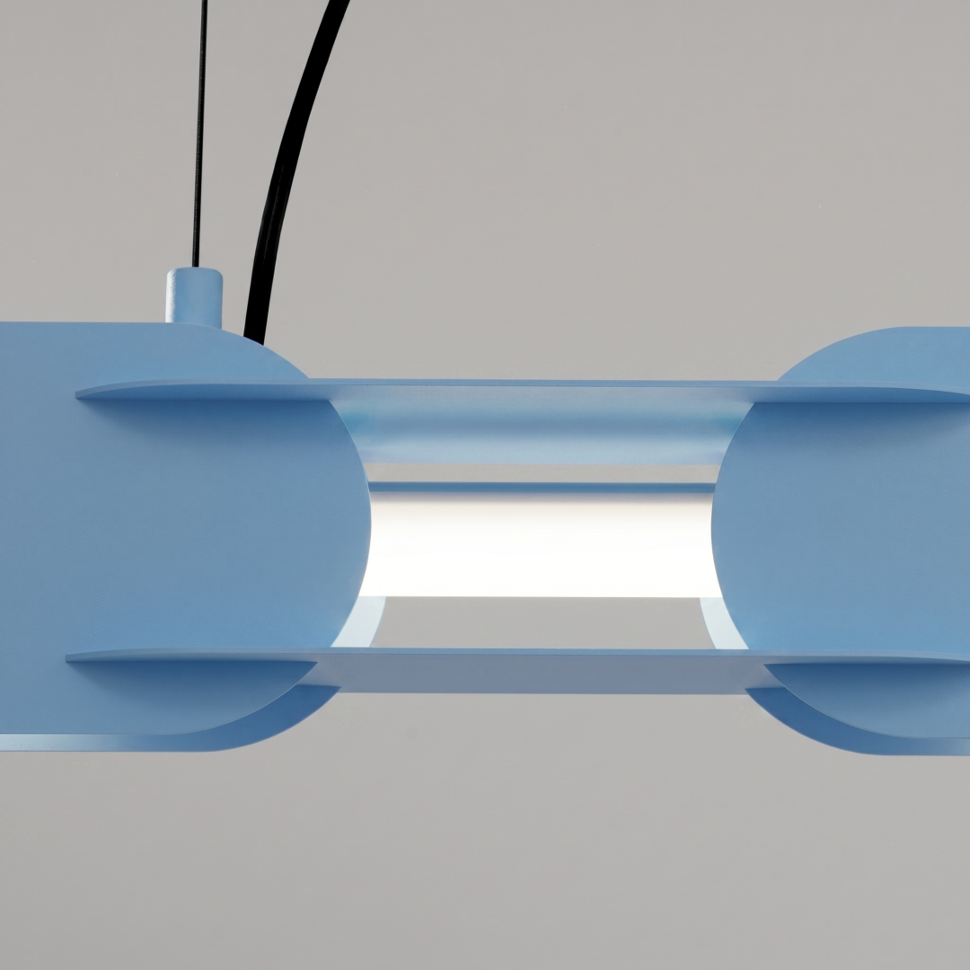 Lampa wisząca CHAIN 158 błękitna LED 4000K - 30823