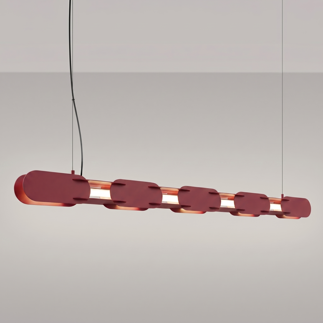 Lampa wisząca CHAIN 158 burgund LED 4000K - 30836