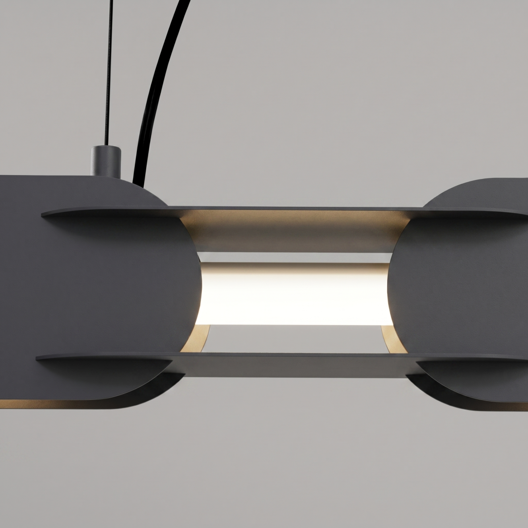 Lampa wisząca CHAIN 158 czarna LED 4000K - 30844