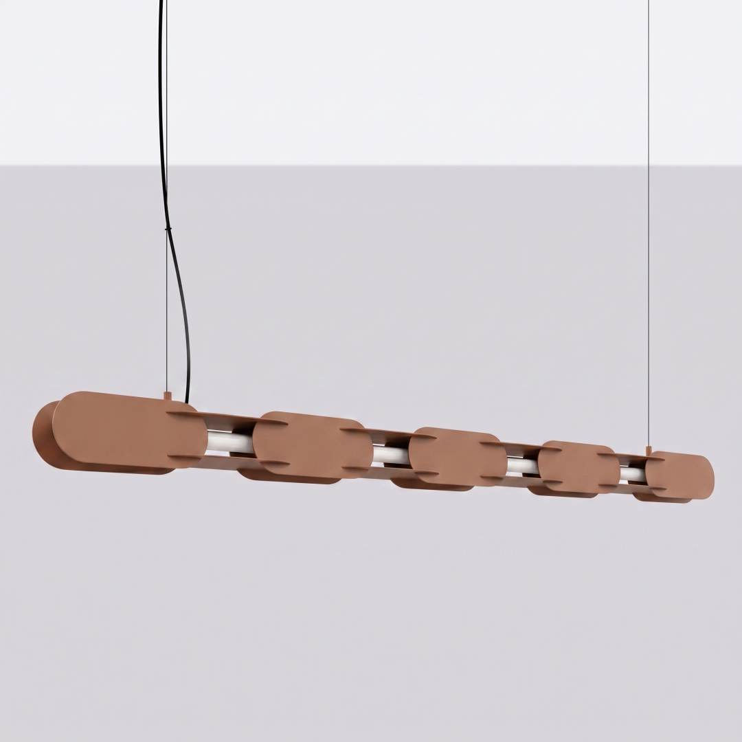 Lampa wisząca CHAIN 158 mocca LED 4000K - 30856