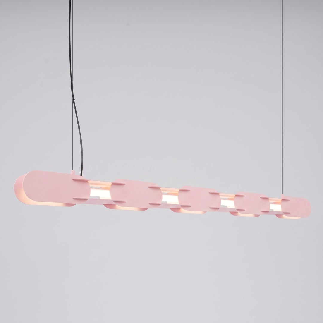 Lampa wisząca CHAIN 158 różowa LED 4000K - 30871