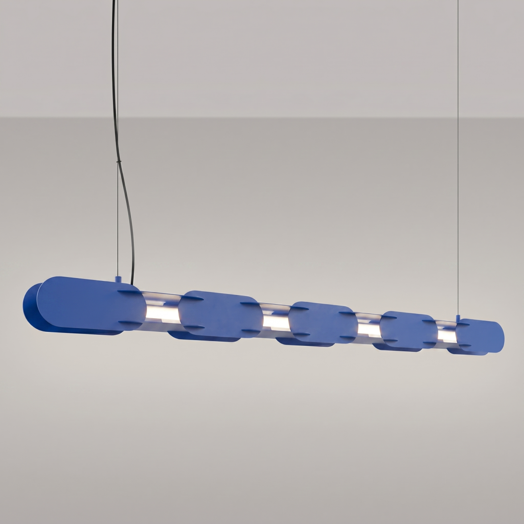 Lampa wisząca CHAIN 158 ultramaryna LED 4000K - 30892