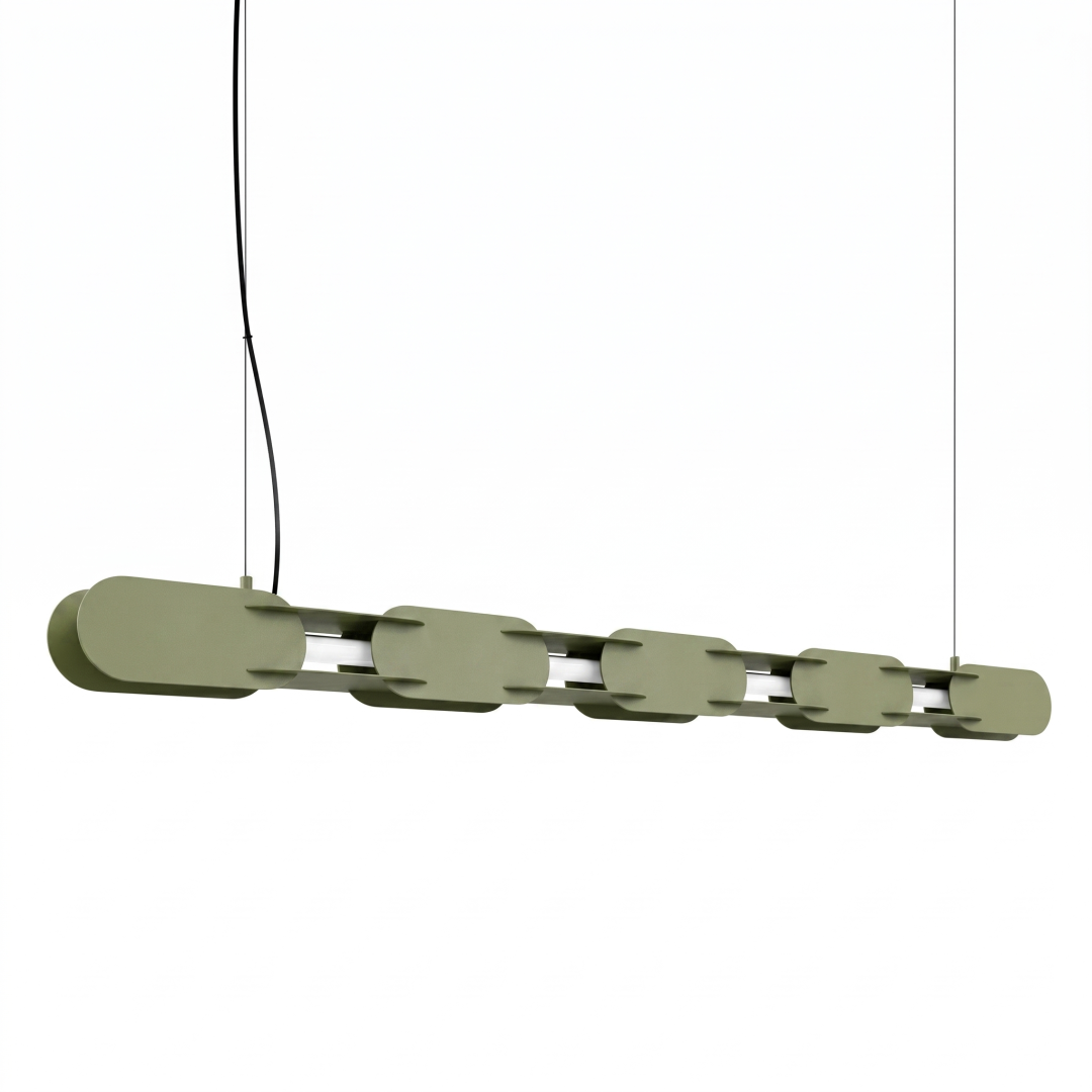 Lampa wisząca CHAIN 158 zielona oliwka LED 4000K - 30897