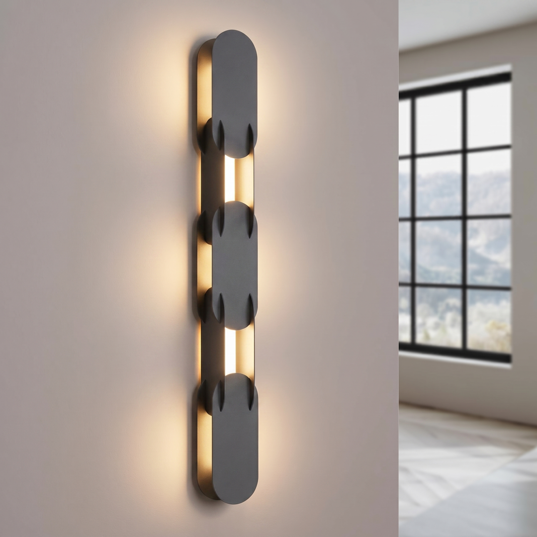 Kinkiet CHAIN 91 czarny LED 3000K - 31061