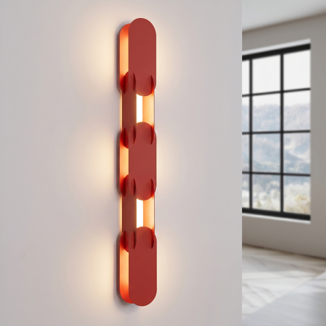 Kinkiet CHAIN 91 czerwony LED 3000K - 31068