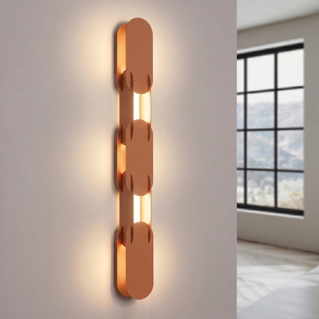 Kinkiet CHAIN 91 ochra czerwona LED 3000K - 31082