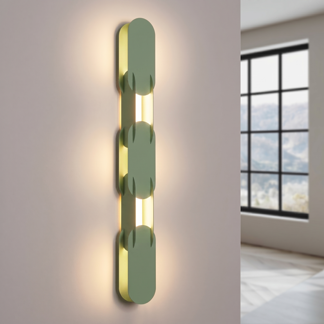 Kinkiet CHAIN 91 szałwiowy LED 3000K - 31096