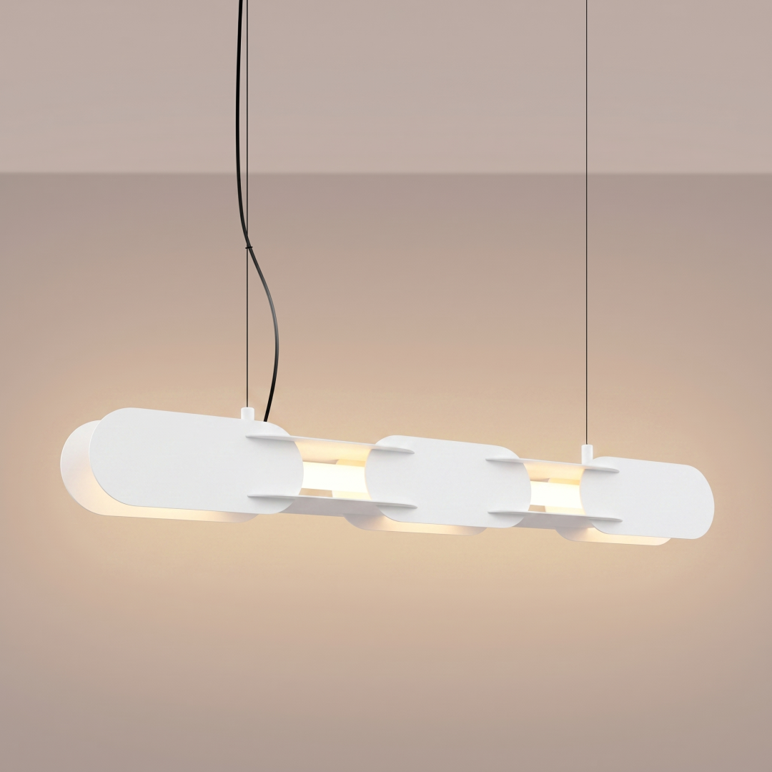 Lampa wisząca CHAIN 91 biała LED 3000K - 31138