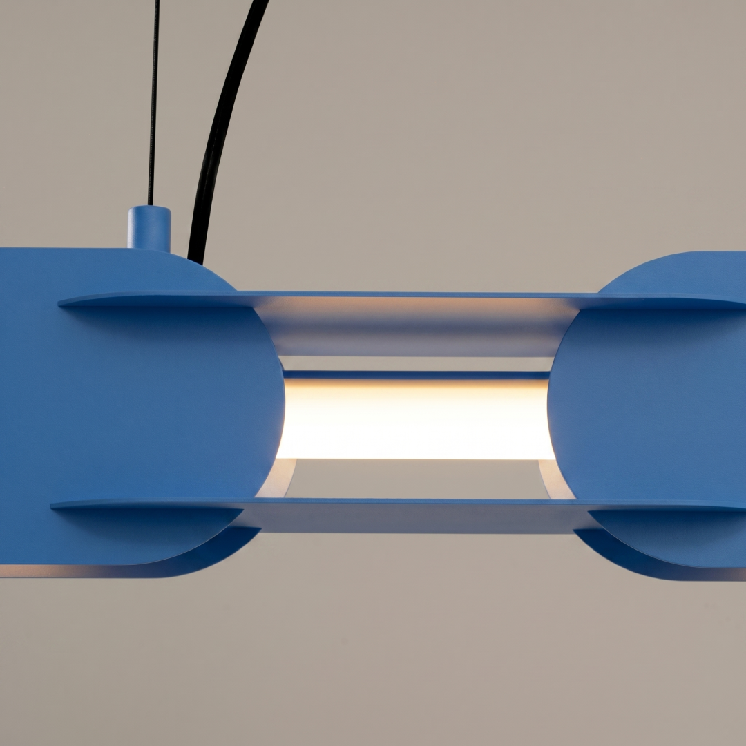 Lampa wisząca CHAIN 91 błękitna LED 3000K - 31146