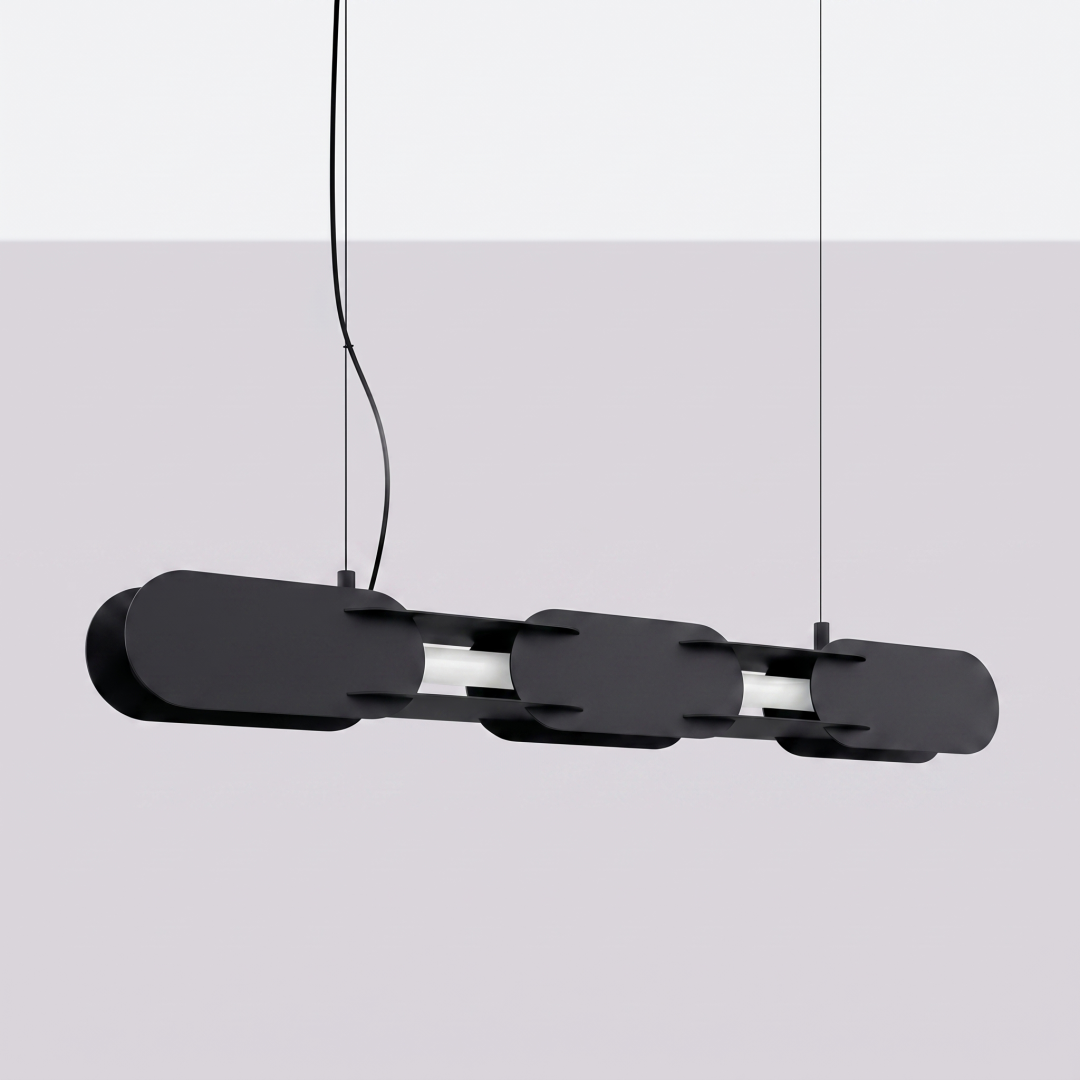 Lampa wisząca CHAIN 91 czarna LED 3000K - 31165