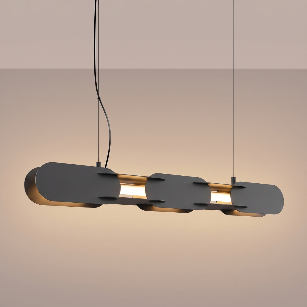 Lampa wisząca CHAIN 91 czarna LED 3000K - 31166