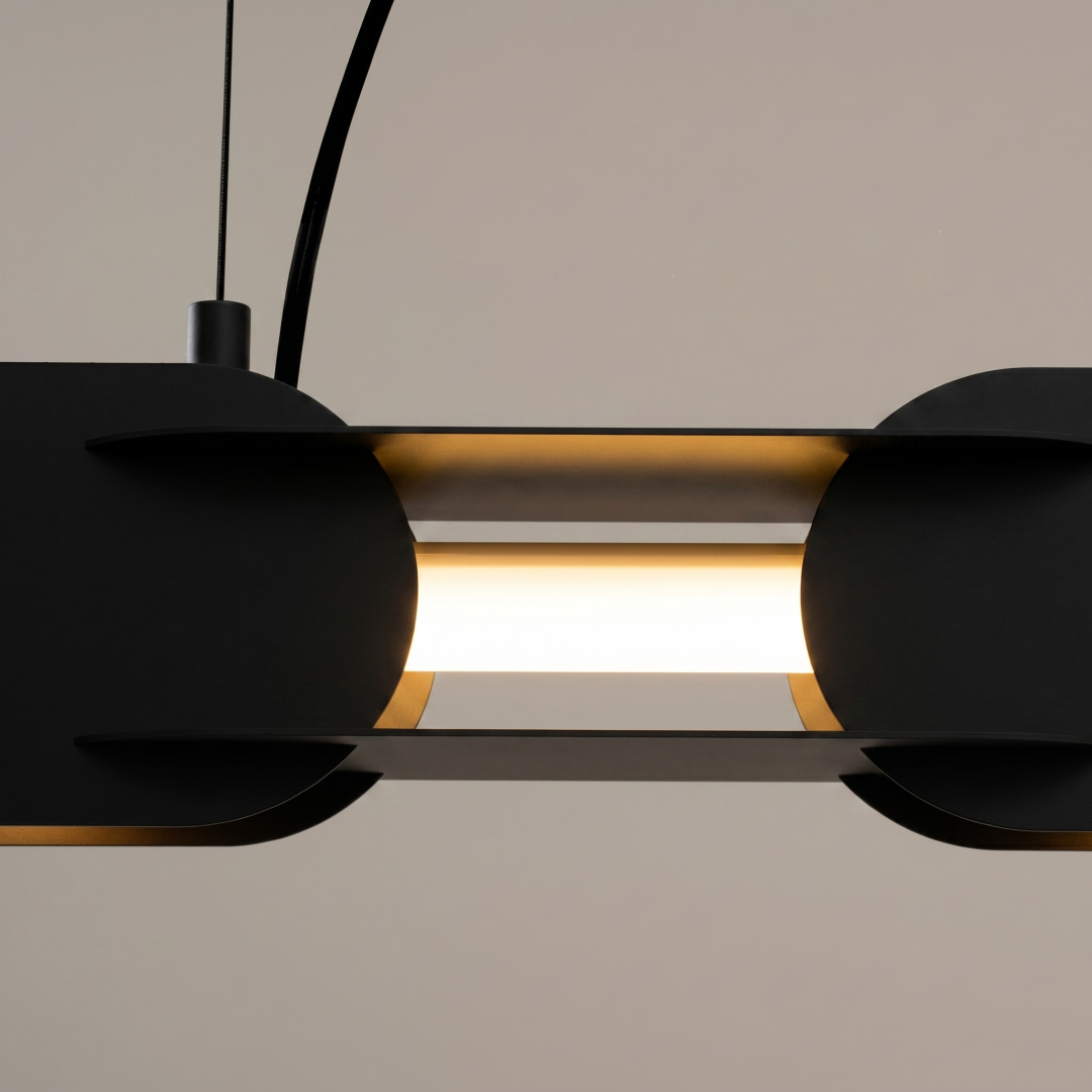 Lampa wisząca CHAIN 91 czarna LED 3000K - 31167
