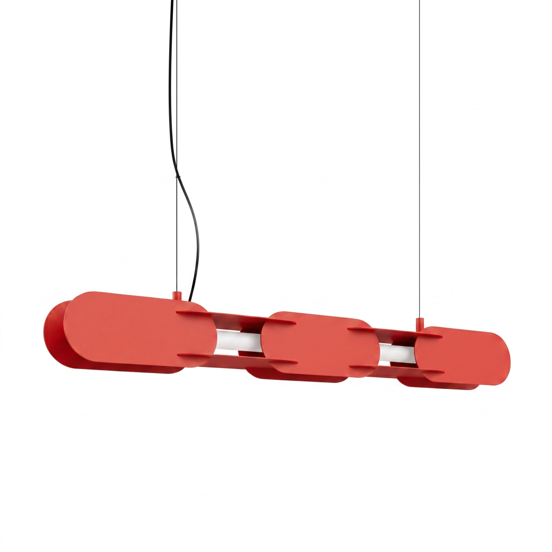 Lampa wisząca CHAIN 91 czerwona LED 3000K - 31171
